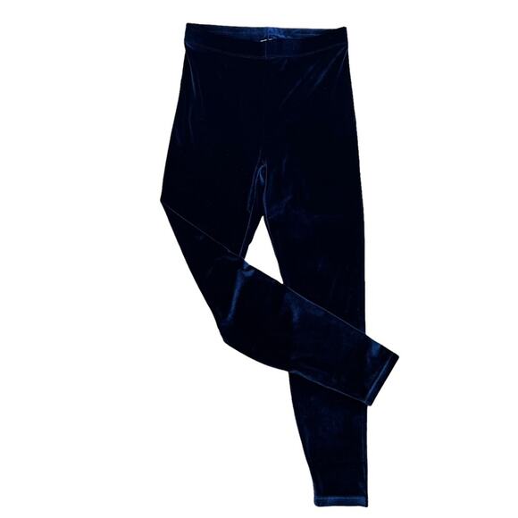 Fabletics Emma Velour Legging In Large Deep Navy - Picture 7 of 8